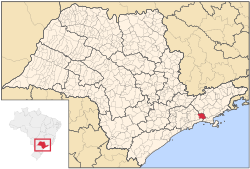 Location of Salesópolis