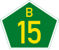 B15 road shield}}