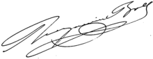 Signature de Benjamin Ball