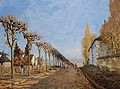 Le chemin de la Machine, Louveciennes Alfred Sisley, 1873