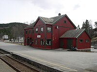 Snåsan asema Nordlandin radan varrella.
