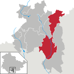 Sonnebergs läge i Thüringen