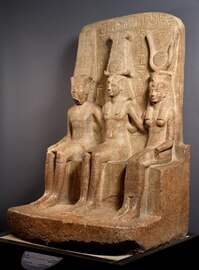 Triade de Ramsès II, Amon et Hathor