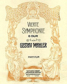 Symphony No.4 by Gustav Mahler, Cover.jpg