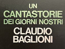 Logo del disco Un cantastorie dei giorni nostri