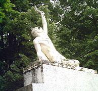 Una estatua del velódromo