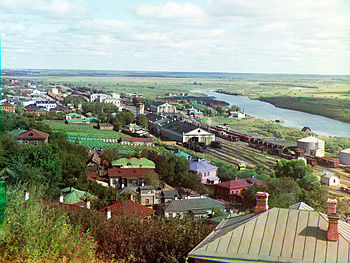 Станция Владимир. 1911 г. Фото С. М. Прокудина-Горского