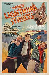 Poster for When Lightning Strikes (1934)