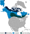 Distribution in North America[2]