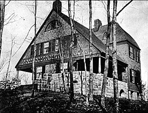 William Kent Cottage, parc Tuxedo, New York (1886, démoli), Bruce Price, architecte.