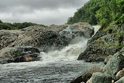 Водопад на Титовке