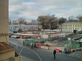 Строительство сквера на месте Хитровской площади