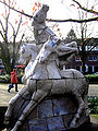 Skulptur am August-Schmidt-Platz in Merkstein 02.01.2007