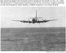 Pan Am Flight 6 is forced to make an emergency water landing in the Pacific Ocean on October 16, 1956. 561016PanAmDitches-2.jpg