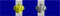 Croce al merito di guerra (sei concessioni) - nastrino per uniforme ordinaria
