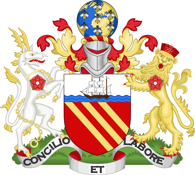 Description de l'image Arms_of_the_City_of_Manchester.svg.