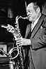 Arnett Cobb playing saxophone