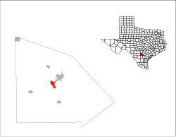 Localização de Jourdanton