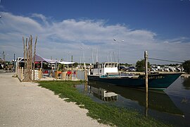 Dégustations sur le port.