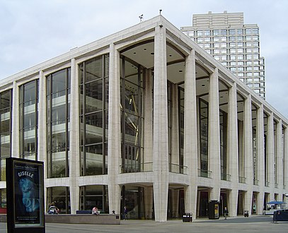 Avery Fisher Hall. Hjemsted for New York Philharmonic