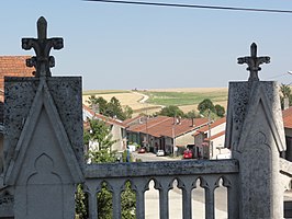 Uitzicht over Béthelainville vanaf de kerk