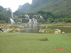 Cataratas en la estación seca