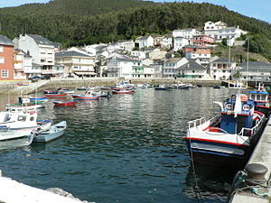 Hamnen i O Porto do Barqueiro.