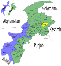 Location of Battagram District (highlighted in yellow)