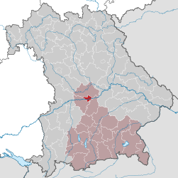 Ingolstadt - Carte