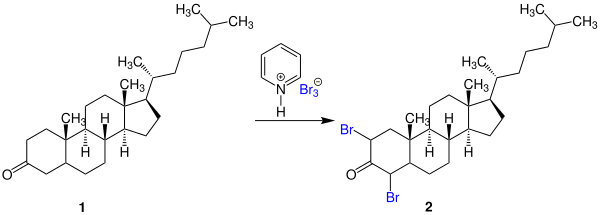 3-கீட்டோசிடீராய்டின் புரோமினேற்ற வினை
