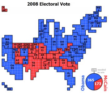 United States Map Of Electoral Votes