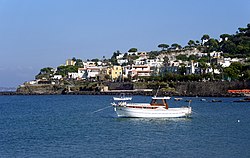 Anvista d'o puerto de Casamicciola Terme