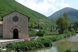 The river Nera in Cerreto di Spoleto