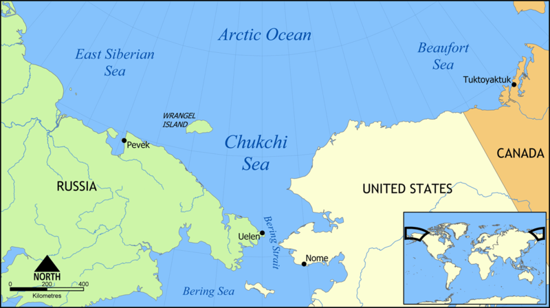 map of Chukchi Sea