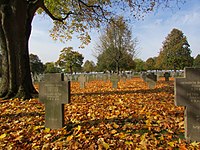 Le cimetière militaire allemand de Maissemy (Aisne).