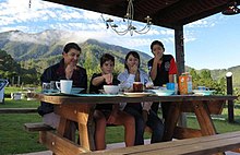 Family of Japanese descent in Constanza's neighbourhood of Colonia Japonesa Colonia Japonesa.jpg