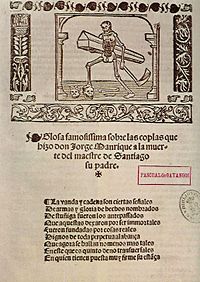 Coplas De Don Jorge Manrique Translation