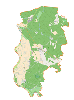 Mapa lokalizacyjna gminy Cybinka