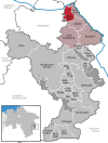 Lage der Gemeinde Danndorf im Landkreis Helmstedt