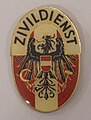 Zivildienst-Abzeichen mit der Nummer 1, 1975