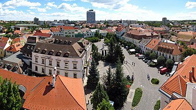 Blick auf die Stadt Veszprém