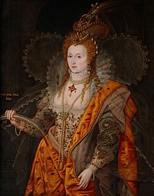 Elizabeth I, who refused to patent a knitting machine invented by William Lee, saying "Consider thou what the invention could do to my poor subjects. It would assuredly bring them to ruin by depriving them of employment, thus making them beggars." Elizabeth I Rainbow Portrait3.jpg