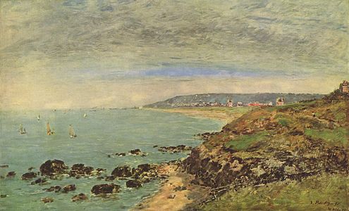 La Côte atlantique à Bénerville (1897).