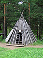 Типична колиба карактеристична ѕа Евенките