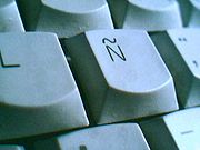 The letter Ñ on a Spanish keyboard