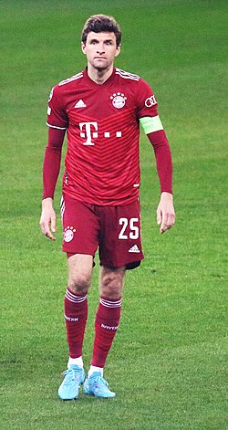 Thomas Müller a Bayern München színeiben 2022-ben