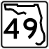 State Road 49 marker