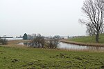 De dubbele gracht voor het fort