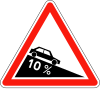 Steep hill downwards