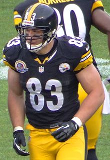 Il 41-anni 196 cm alto Heath Miller nel 2024